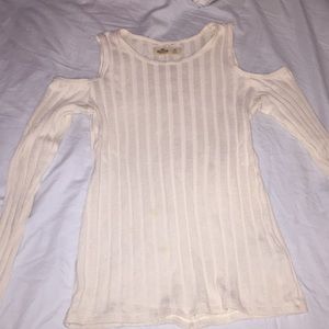 Hollister long sleeve shoulder cut out shirt